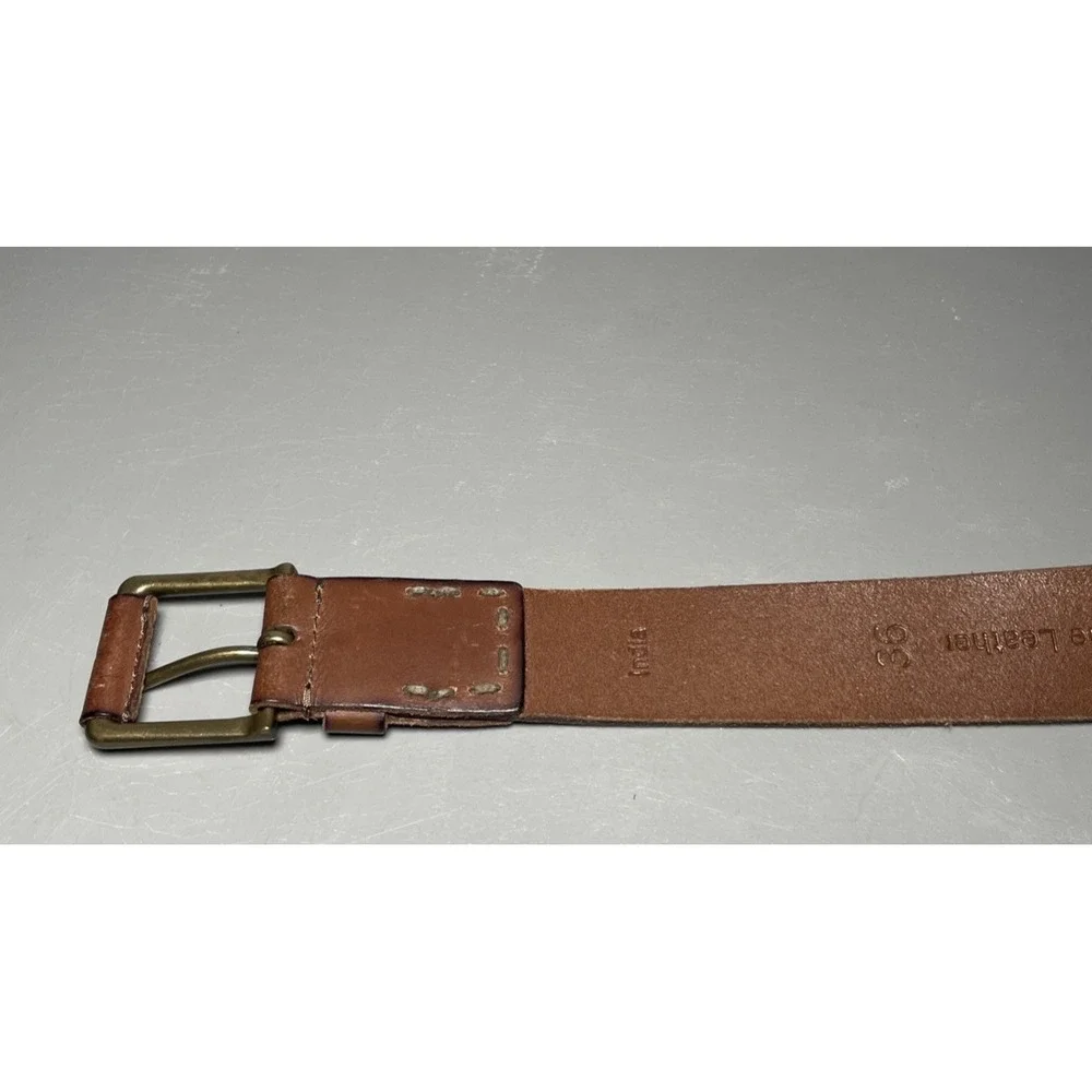 Timberland Men's Genuine Leather Belt Size 36